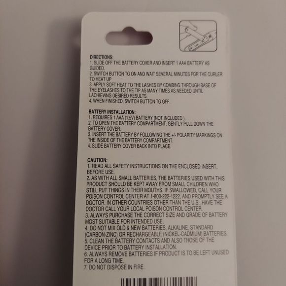 Heated
Eyelash Curler Comb NWT - Picture 3 of 3
